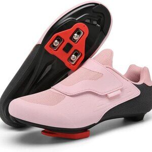 Unisex Cycling Shoes Mesh Rubber Sole Buckle for Peloton Indoor Outdoor
